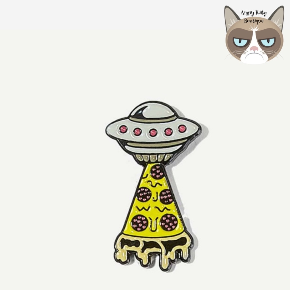 UFO Pizza Pin